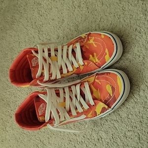 Orange Hightop Vans